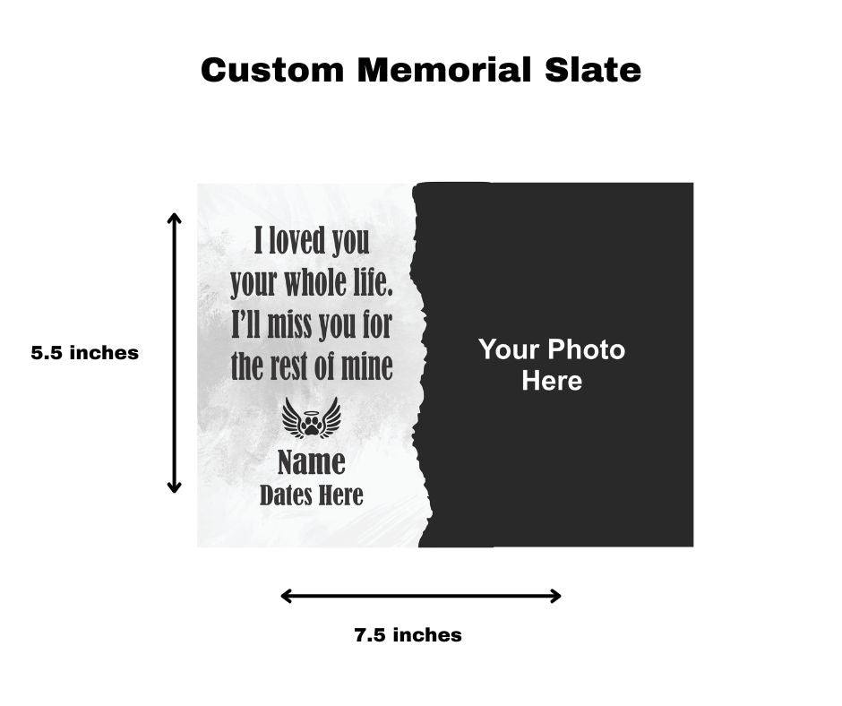 Custom Pet Memorial Plaque
