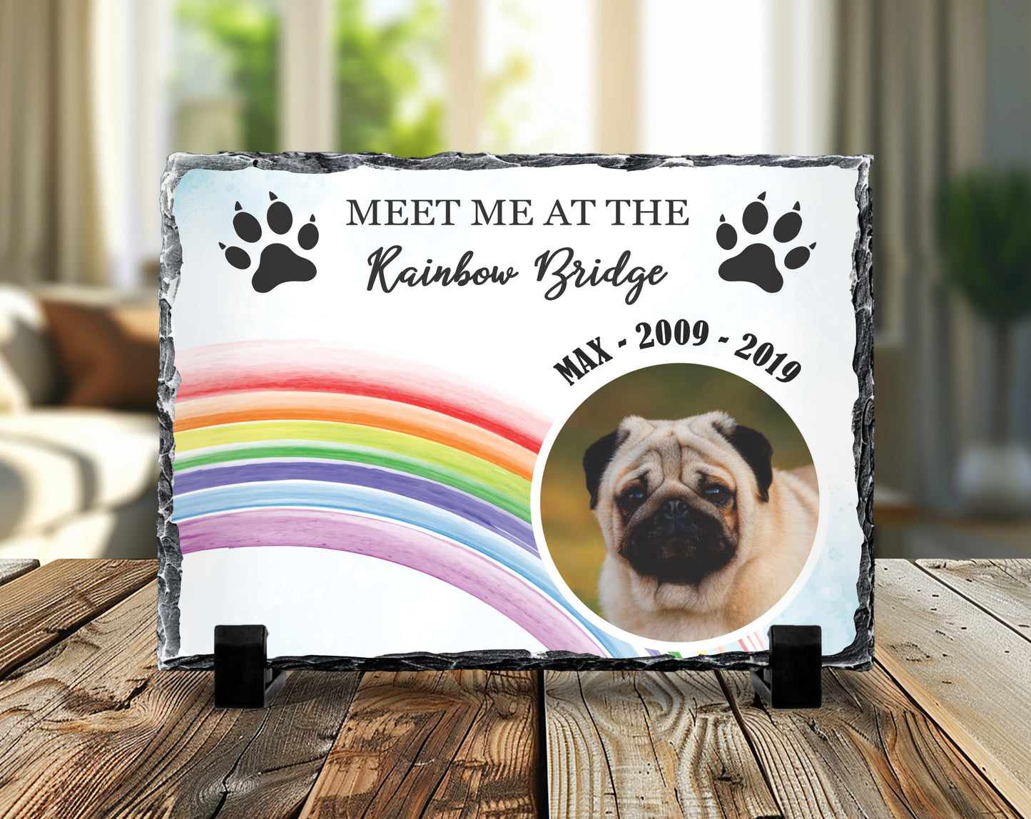 The Rainbow Bridge Pet Memorial Keepsake
