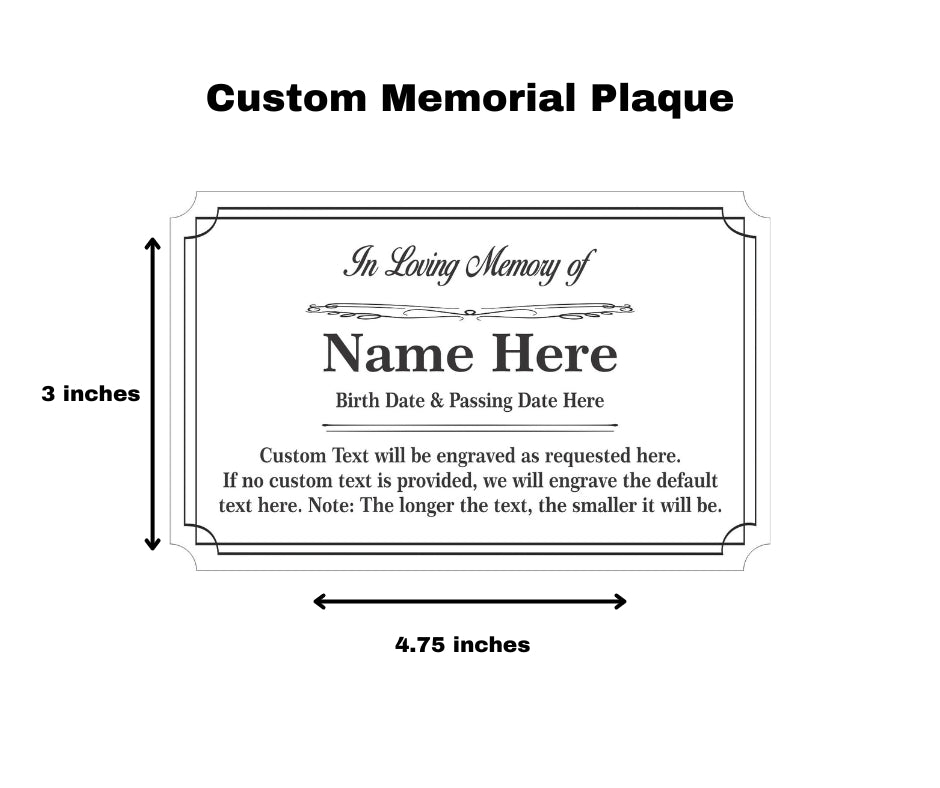 Personalized Memorial Plaque