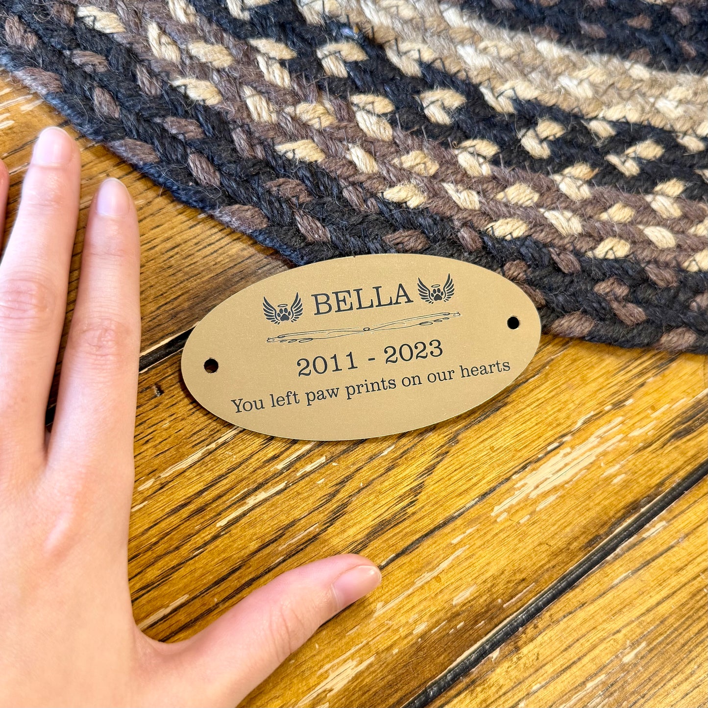 Personalized Pet Memorial Plaque Engraved